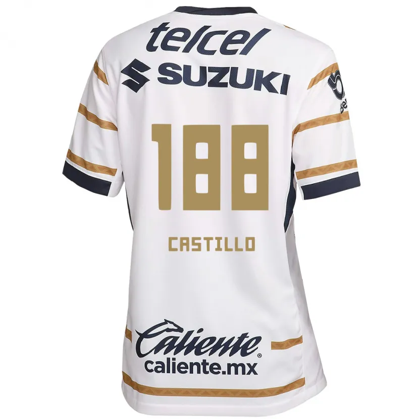 Danxen Kinderen Christian Castillo #188 Witte Obsidiaan Thuisshirt Thuistenue 2024/25 T-Shirt