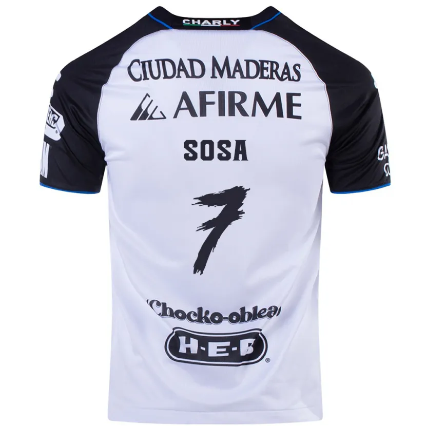Danxen Kinderen Samuel Sosa #7 Zwart Blauw Thuisshirt Thuistenue 2024/25 T-Shirt