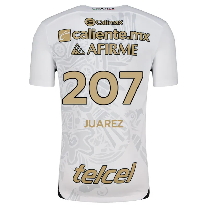 Danxen Kinderen José Juárez #207 Wit Zwart Uitshirt Uittenue 2024/25 T-Shirt