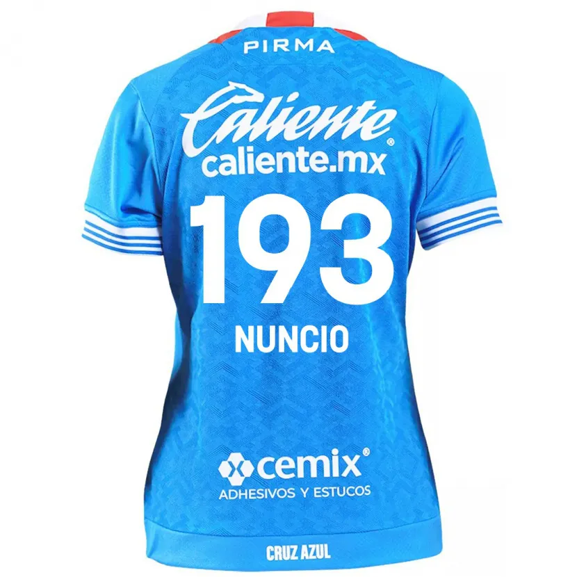 Danxen Heren Jorge Nuncio #193 Hemelsblauw Thuisshirt Thuistenue 2024/25 T-Shirt