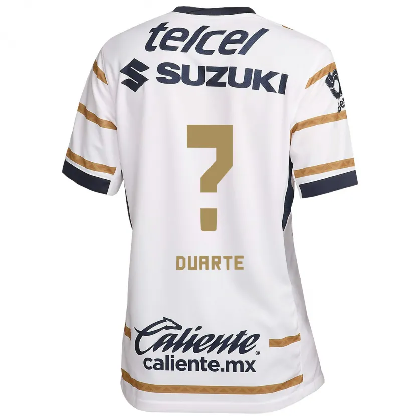 Danxen Heren Rubén Duarte #0 Witte Obsidiaan Thuisshirt Thuistenue 2024/25 T-Shirt