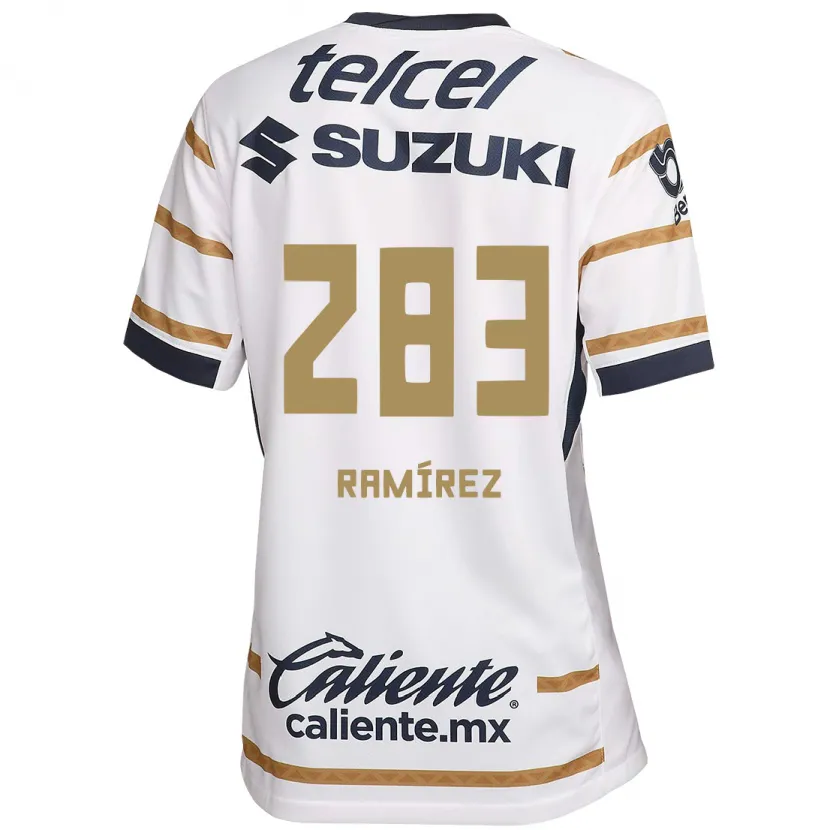 Danxen Heren Dennis Ramírez #283 Witte Obsidiaan Thuisshirt Thuistenue 2024/25 T-Shirt