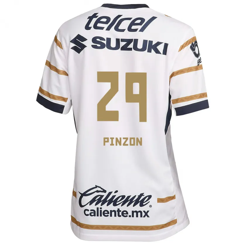 Danxen Heren Liceth Pinzon #29 Witte Obsidiaan Thuisshirt Thuistenue 2024/25 T-Shirt