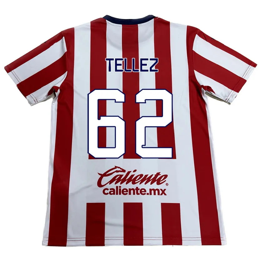Danxen Heren Brandon Téllez #62 Rood Wit Thuisshirt Thuistenue 2024/25 T-Shirt
