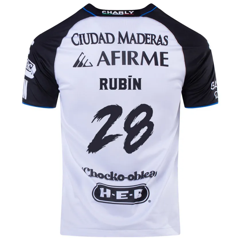 Danxen Heren Rubio Rubín #28 Zwart Blauw Thuisshirt Thuistenue 2024/25 T-Shirt