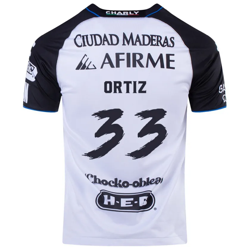 Danxen Heren Pablo Ortiz #33 Zwart Blauw Thuisshirt Thuistenue 2024/25 T-Shirt