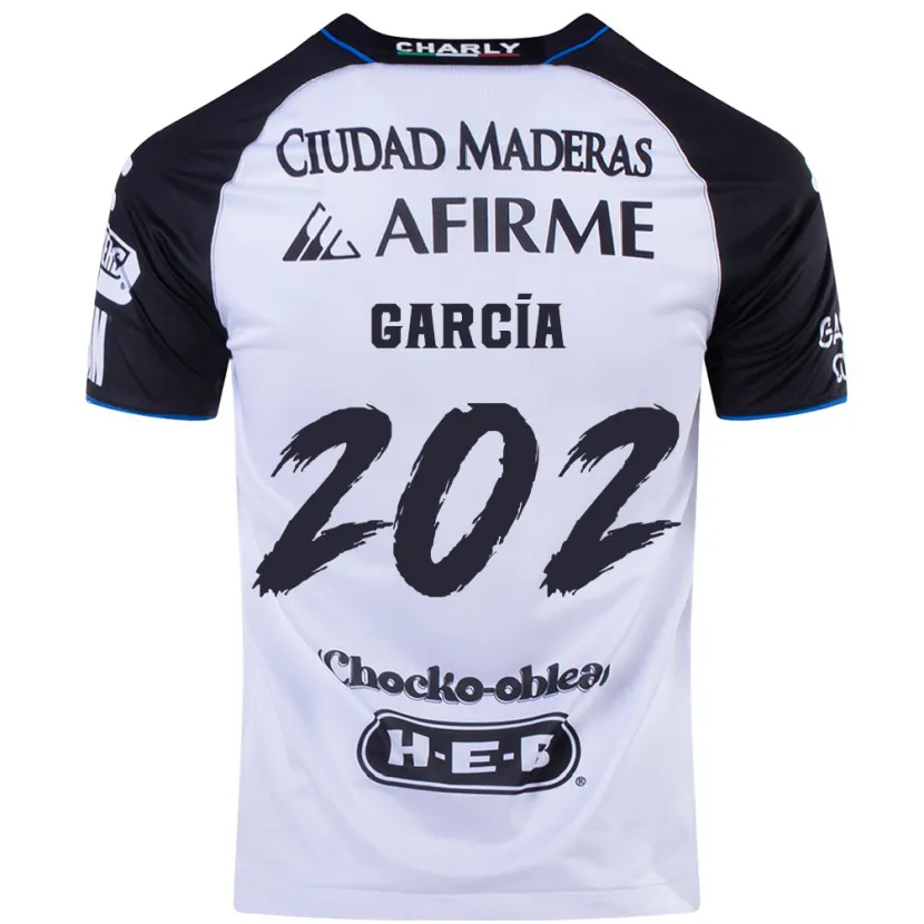 Danxen Heren Diego García #202 Zwart Blauw Thuisshirt Thuistenue 2024/25 T-Shirt