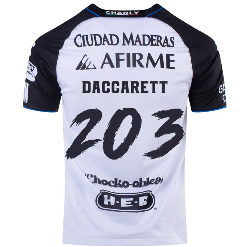 Danxen Heren Juan Daccarett #203 Zwart Blauw Thuisshirt Thuistenue 2024/25 T-Shirt