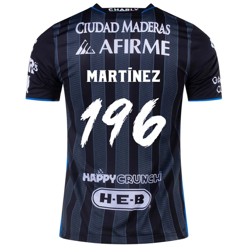 Danxen Heren Diego Martínez #196 Wit Zwart Uitshirt Uittenue 2024/25 T-Shirt