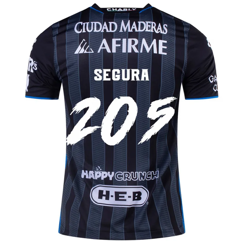 Danxen Heren Mathías Segura #205 Wit Zwart Uitshirt Uittenue 2024/25 T-Shirt