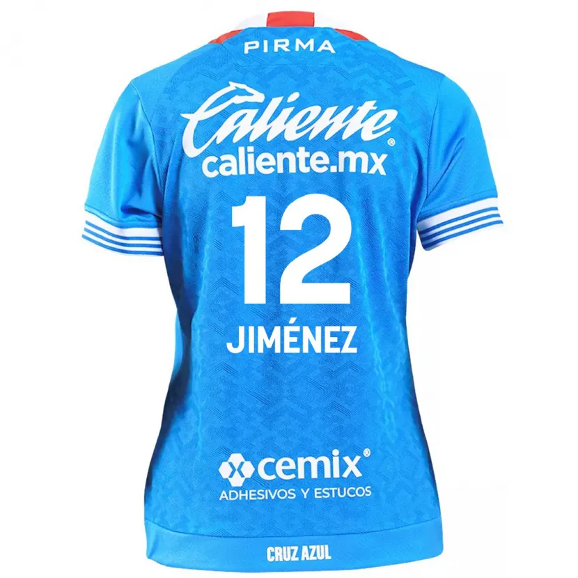 Danxen Dames Luis Jiménez #12 Hemelsblauw Thuisshirt Thuistenue 2024/25 T-Shirt