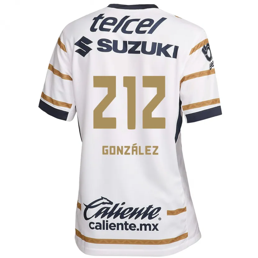 Danxen Dames José González #212 Witte Obsidiaan Thuisshirt Thuistenue 2024/25 T-Shirt