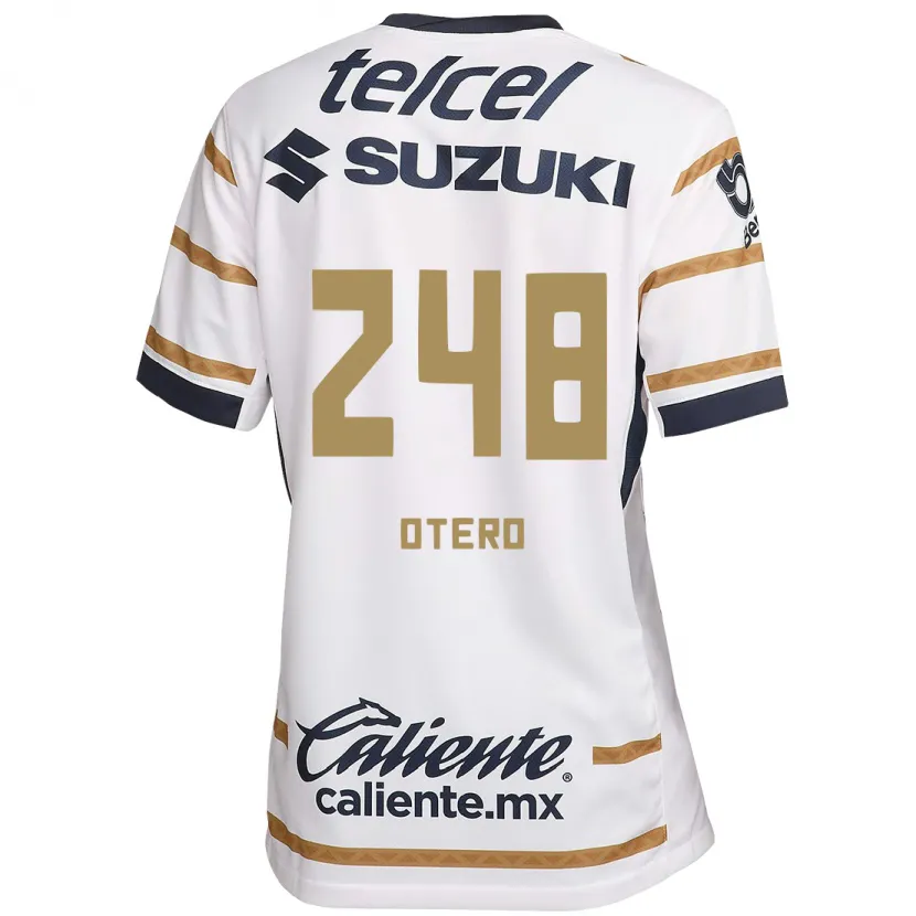 Danxen Dames Jonathan Otero #248 Witte Obsidiaan Thuisshirt Thuistenue 2024/25 T-Shirt