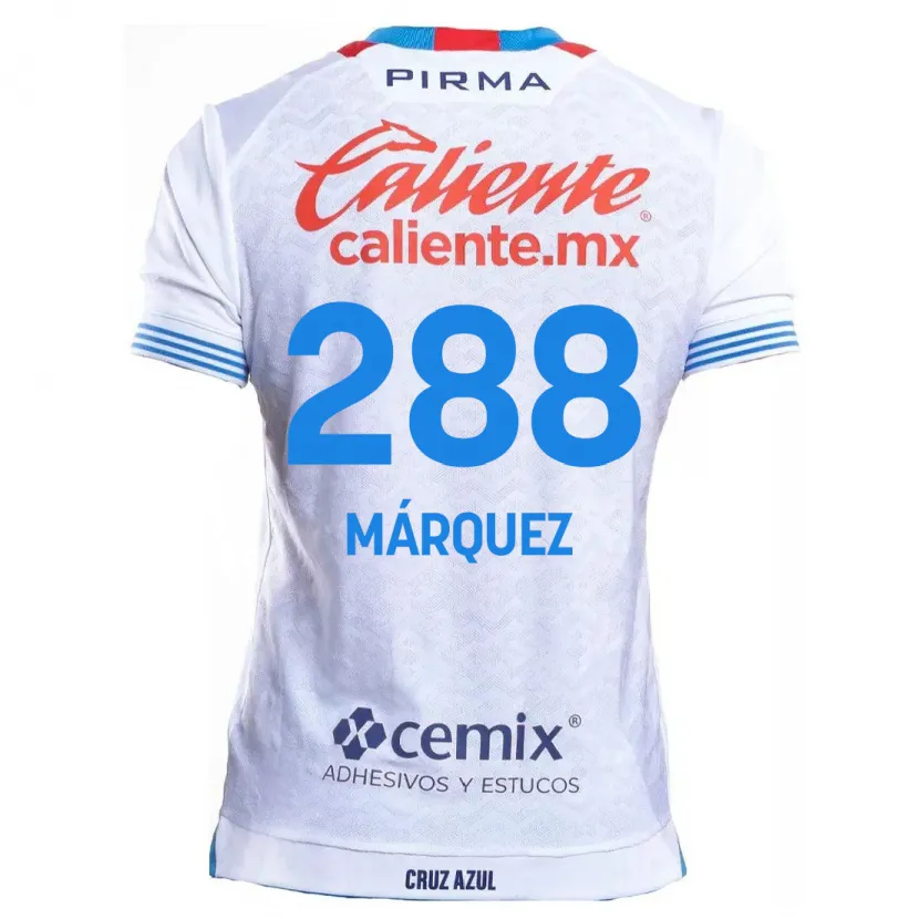 Danxen Dames Víctor Márquez #288 Wit Blauw Uitshirt Uittenue 2024/25 T-Shirt
