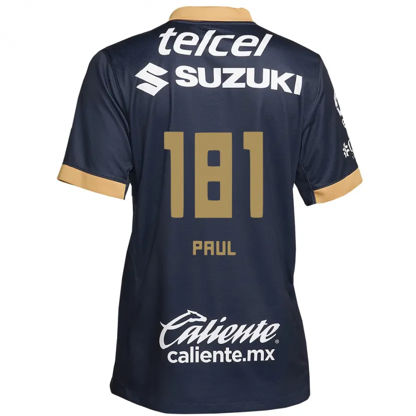 Danxen Dames Miguel Paul #181 Obsidiaan Goud Wit Uitshirt Uittenue 2024/25 T-Shirt