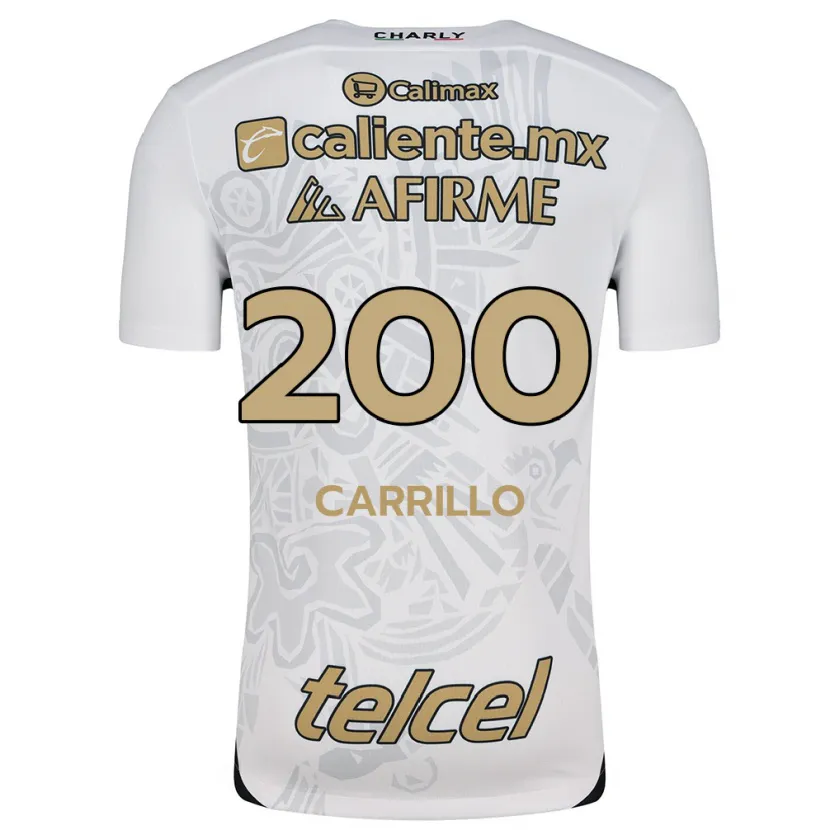 Danxen Dames Manuel Carrillo #200 Wit Zwart Uitshirt Uittenue 2024/25 T-Shirt