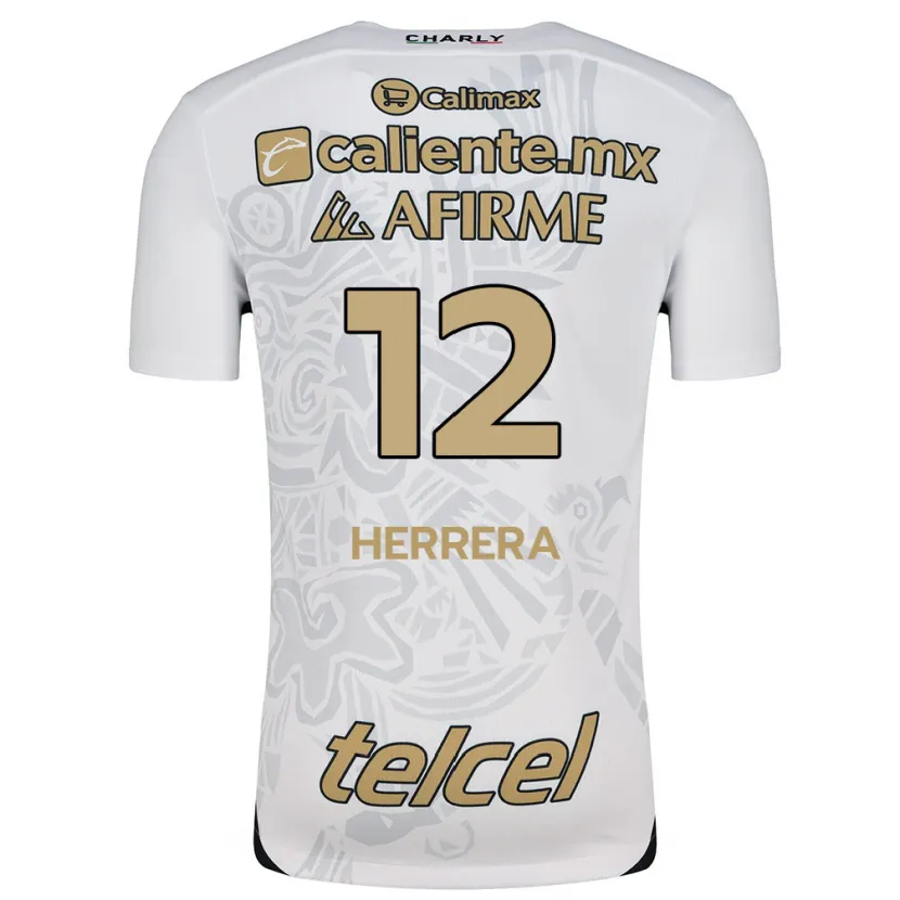 Danxen Dames Melissa Herrera #12 Wit Zwart Uitshirt Uittenue 2024/25 T-Shirt