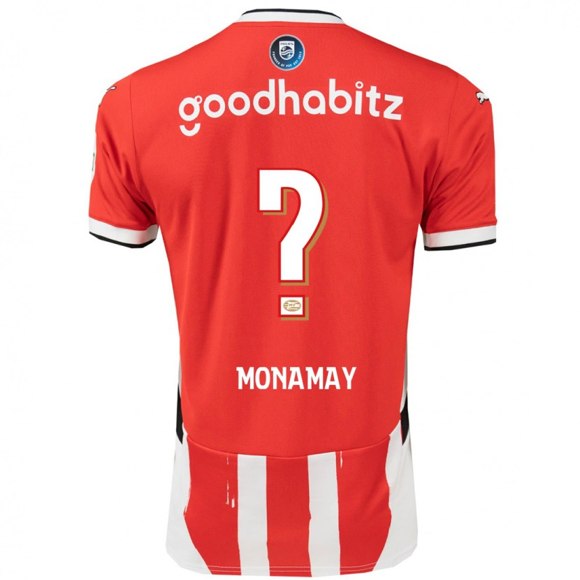 Danxen Kinderen Madi Monamay #0 Rood Wit Thuisshirt Thuistenue 2024/25 T-Shirt