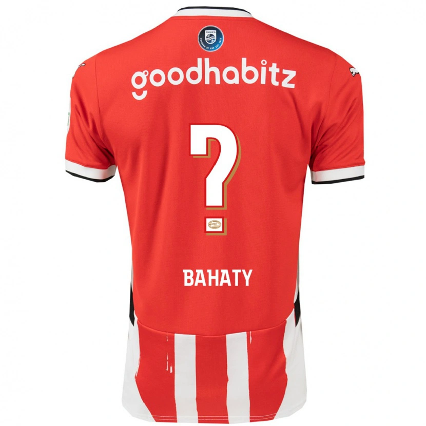 Danxen Kinderen Manuel Bahaty #0 Rood Wit Thuisshirt Thuistenue 2024/25 T-Shirt