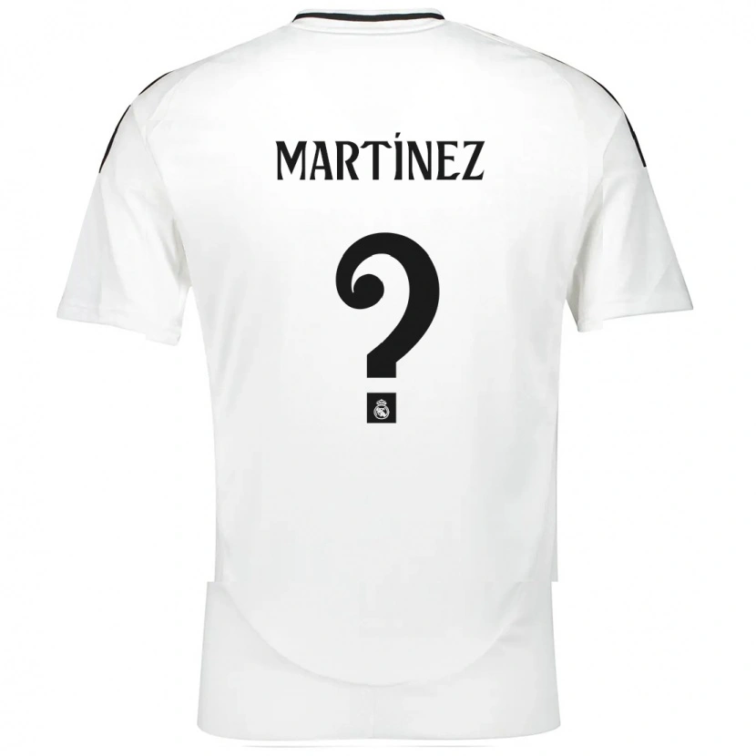 Danxen Kinderen Antonio Martínez #0 Wit Thuisshirt Thuistenue 2024/25 T-Shirt
