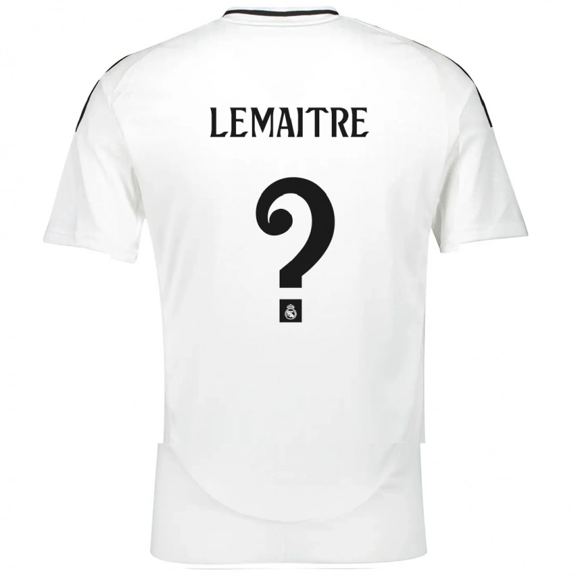 Danxen Kinderen Leo Lemaitre #0 Wit Thuisshirt Thuistenue 2024/25 T-Shirt