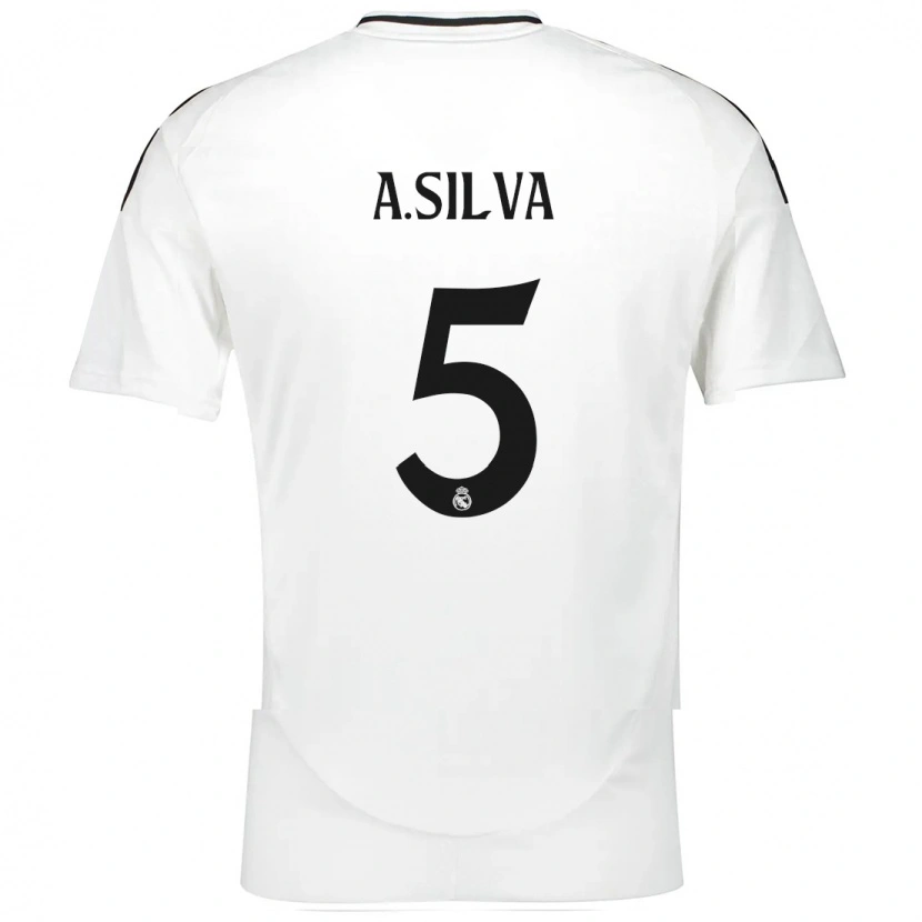 Danxen Kinderen Antonia Silva #5 Wit Thuisshirt Thuistenue 2024/25 T-Shirt