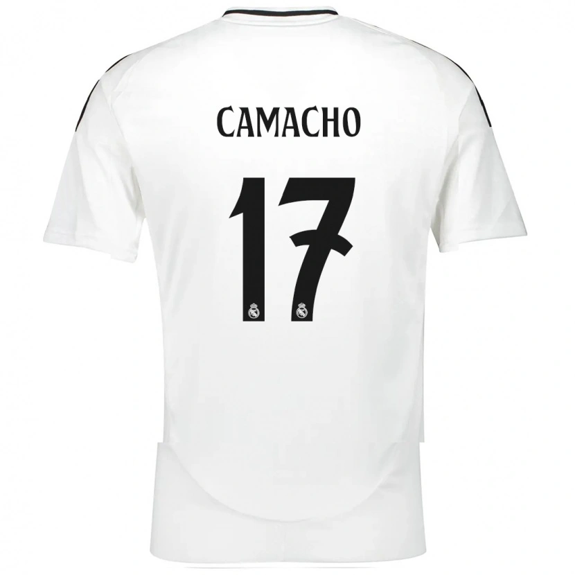 Danxen Kinderen Carla Camacho #17 Wit Thuisshirt Thuistenue 2024/25 T-Shirt