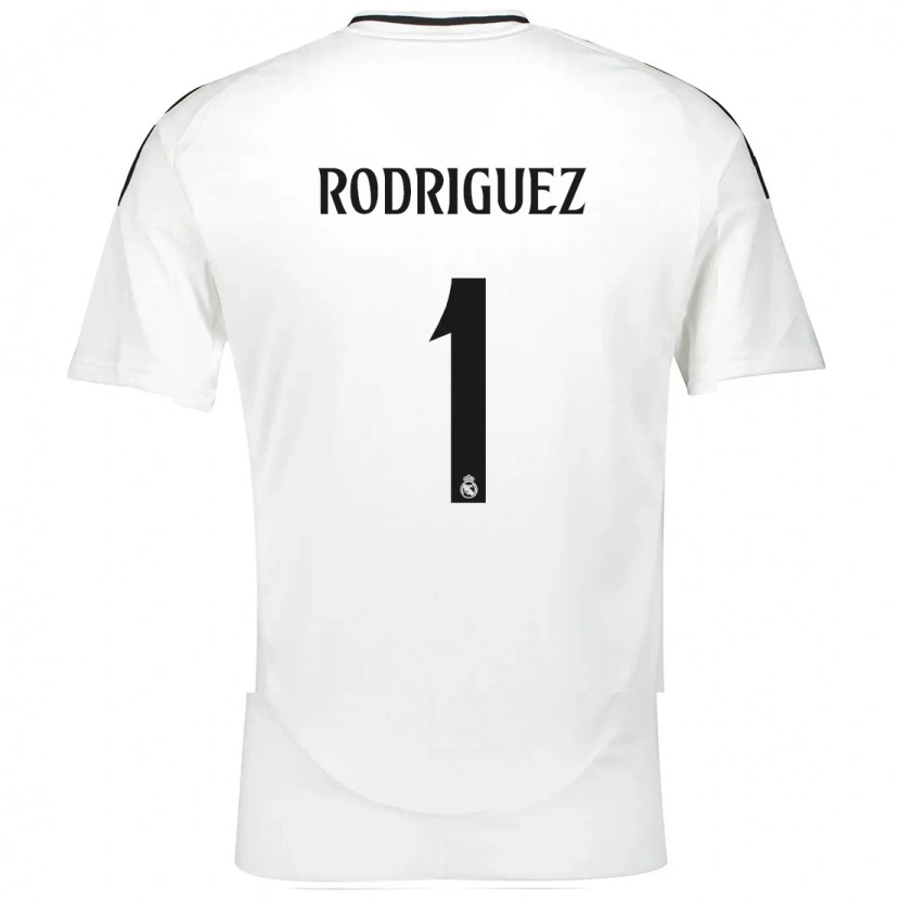 Danxen Kinderen Misa Rodriguez #1 Wit Thuisshirt Thuistenue 2024/25 T-Shirt