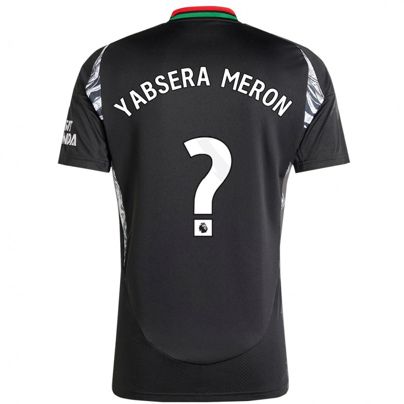 Danxen Kinderen Yabsera Meron #0 Zwart Uitshirt Uittenue 2024/25 T-Shirt