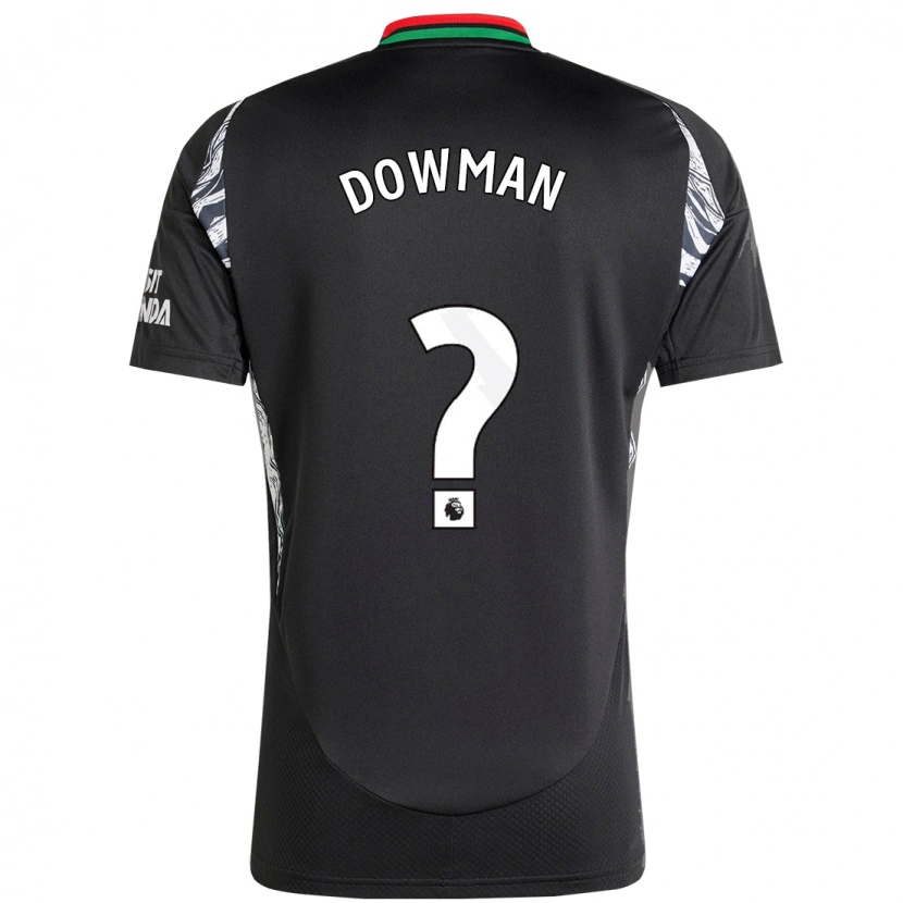 Danxen Kinderen Max Dowman #0 Zwart Uitshirt Uittenue 2024/25 T-Shirt
