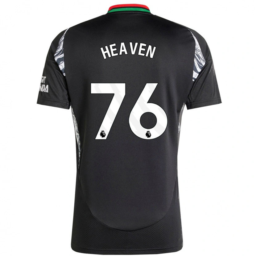 Danxen Kinderen Ayden Heaven #76 Zwart Uitshirt Uittenue 2024/25 T-Shirt