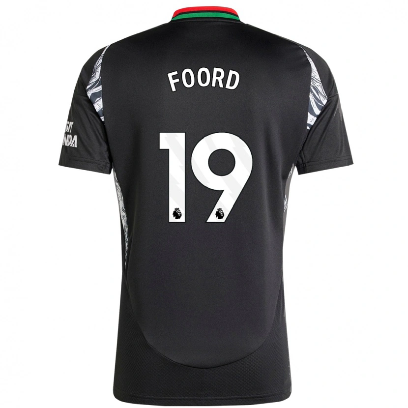 Danxen Kinderen Caitlin Foord #19 Zwart Uitshirt Uittenue 2024/25 T-Shirt