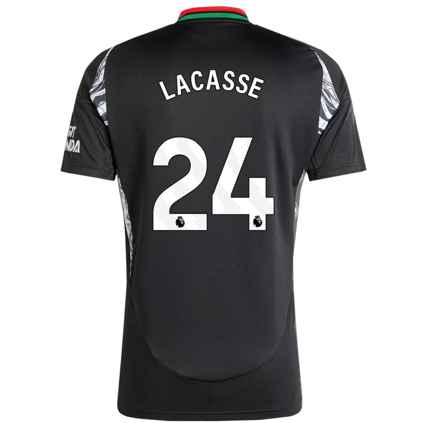 Danxen Kinderen Cloé Lacasse #24 Zwart Uitshirt Uittenue 2024/25 T-Shirt