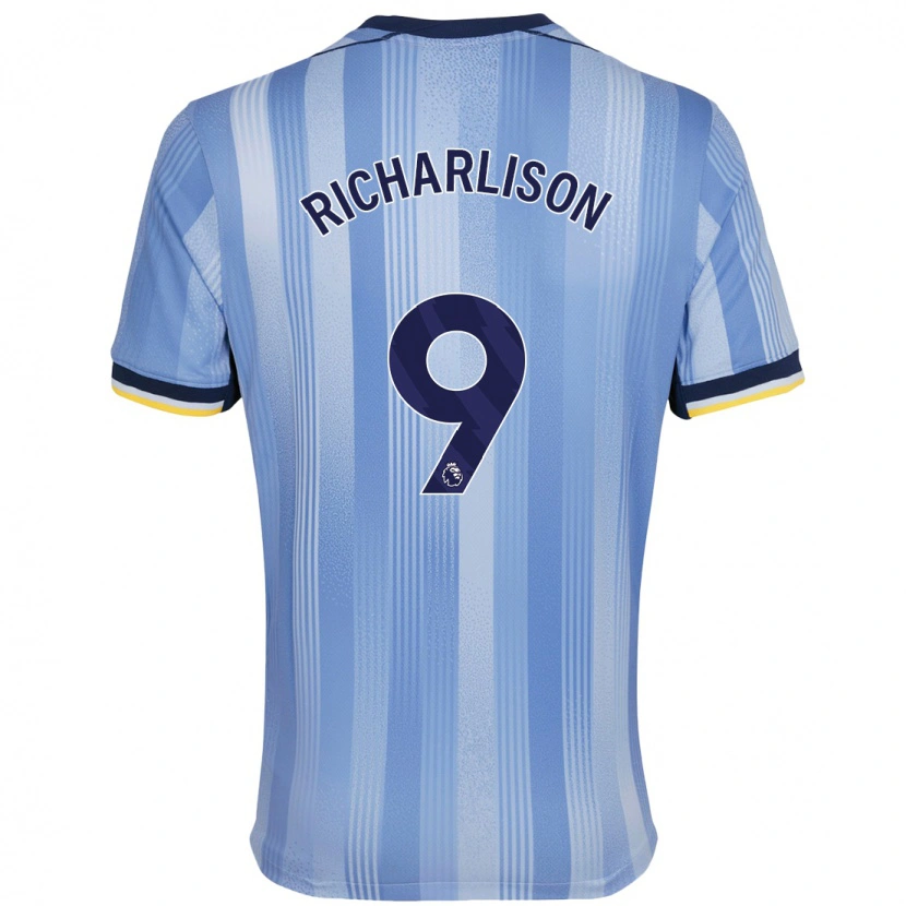 Danxen Kinderen Richarlison #9 Lichtblauw Uitshirt Uittenue 2024/25 T-Shirt
