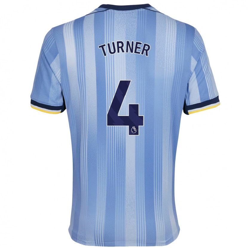 Danxen Kinderen Amy Turner #4 Lichtblauw Uitshirt Uittenue 2024/25 T-Shirt