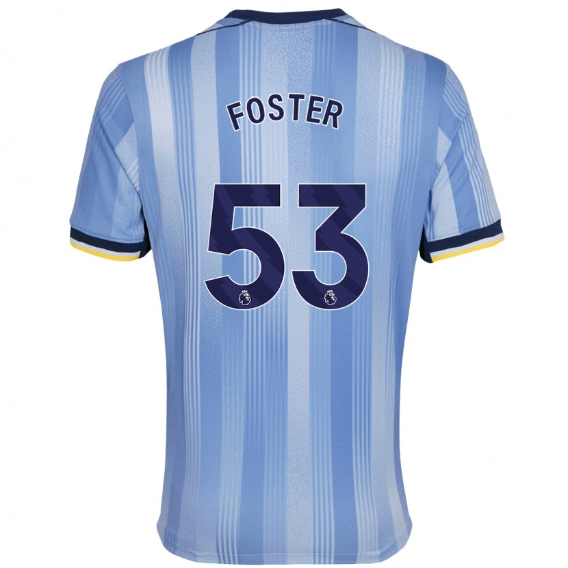 Danxen Kinderen Brooklyn Lyons-Foster #53 Lichtblauw Uitshirt Uittenue 2024/25 T-Shirt