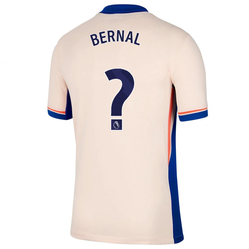 Danxen Kinderen Freddy Bernal #0 Lichtbeige Uitshirt Uittenue 2024/25 T-Shirt