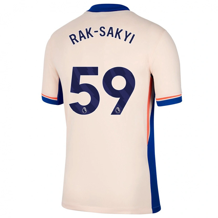 Danxen Kinderen Sam Rak-Sakyi #59 Lichtbeige Uitshirt Uittenue 2024/25 T-Shirt
