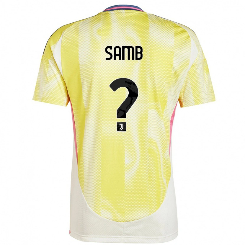 Danxen Kinderen Demba Samb #0 Zonnig Geel Uitshirt Uittenue 2024/25 T-Shirt