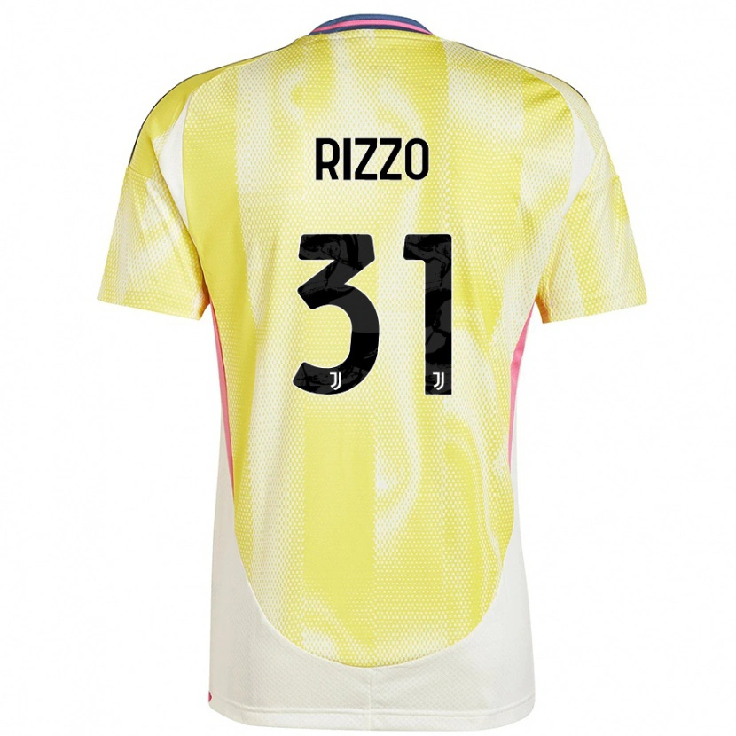 Danxen Kinderen Niccolò Rizzo #31 Zonnig Geel Uitshirt Uittenue 2024/25 T-Shirt