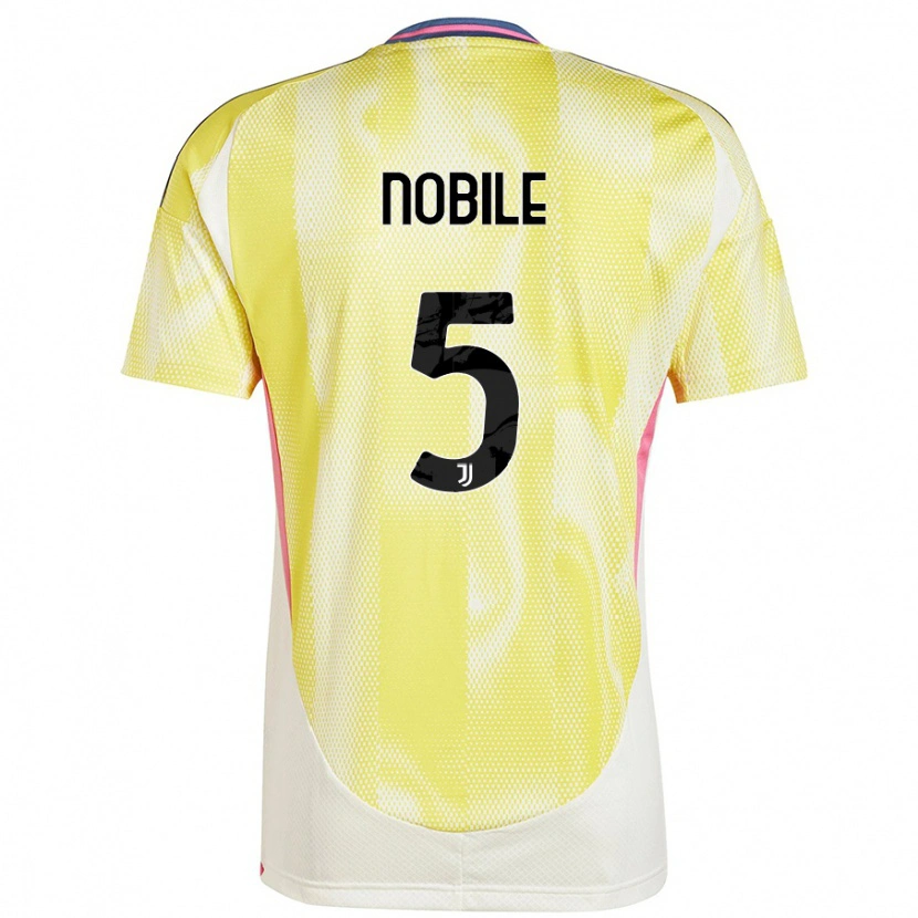 Danxen Kinderen Riccardo Nobile #5 Zonnig Geel Uitshirt Uittenue 2024/25 T-Shirt