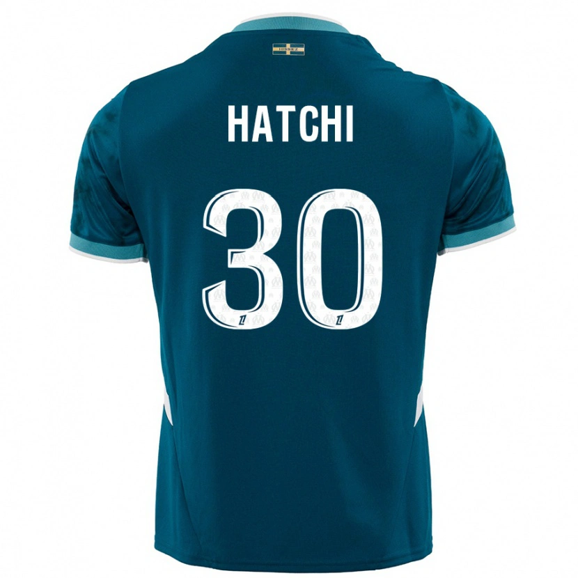Danxen Kinderen Anaïs Hatchi #30 Turkoois Blauw Uitshirt Uittenue 2024/25 T-Shirt