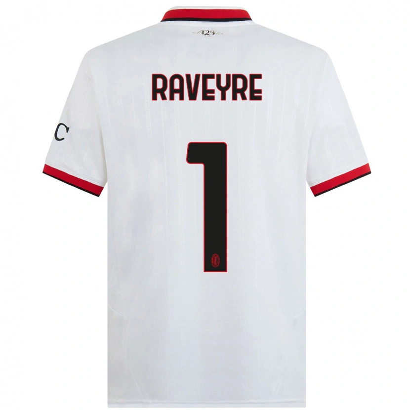 Danxen Kinderen Noah Raveyre #1 Wit Zwart Rood Uitshirt Uittenue 2024/25 T-Shirt