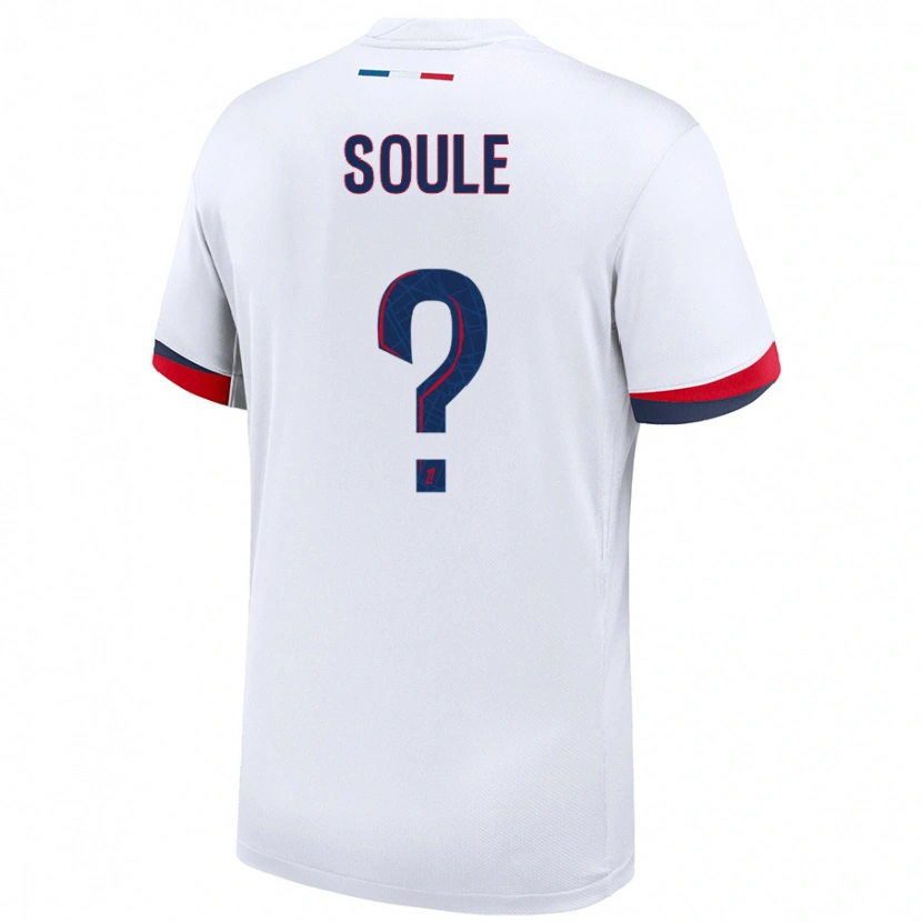 Danxen Kinderen Chams Soule #0 Wit Blauw Rood Uitshirt Uittenue 2024/25 T-Shirt