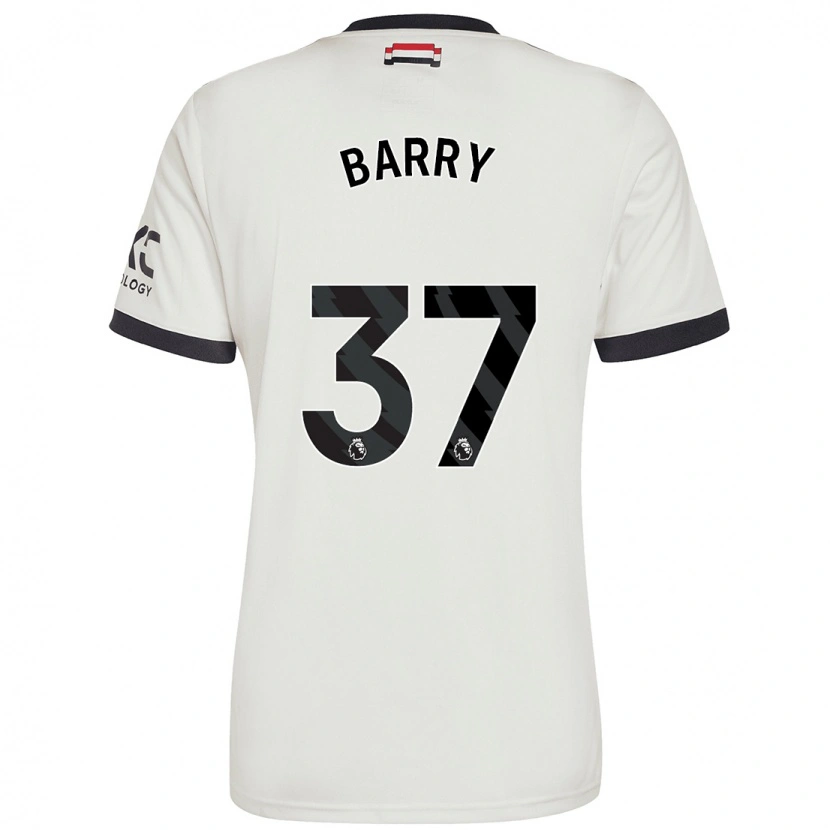 Danxen Kinderen Keira Barry #37 Gebroken Wit Thuisshirt Derde Tenue 2024/25 T-Shirt