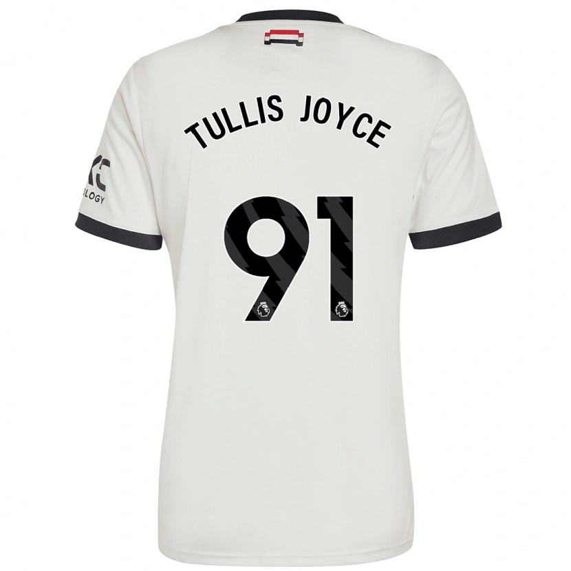 Danxen Kinderen Phallon Tullis-Joyce #91 Gebroken Wit Thuisshirt Derde Tenue 2024/25 T-Shirt