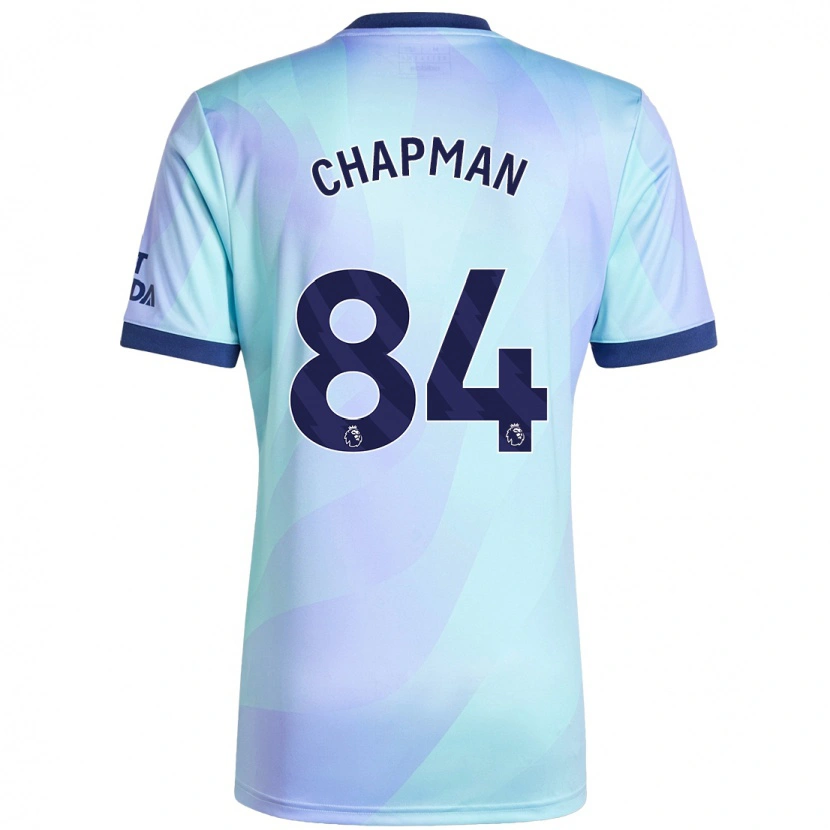 Danxen Kinderen Samuel Chapman #84 Aqua Thuisshirt Derde Tenue 2024/25 T-Shirt