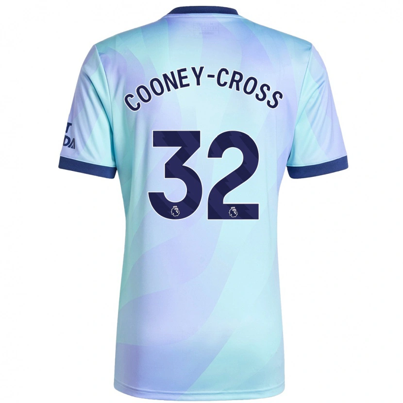 Danxen Kinderen Kyra Cooney-Cross #32 Aqua Thuisshirt Derde Tenue 2024/25 T-Shirt
