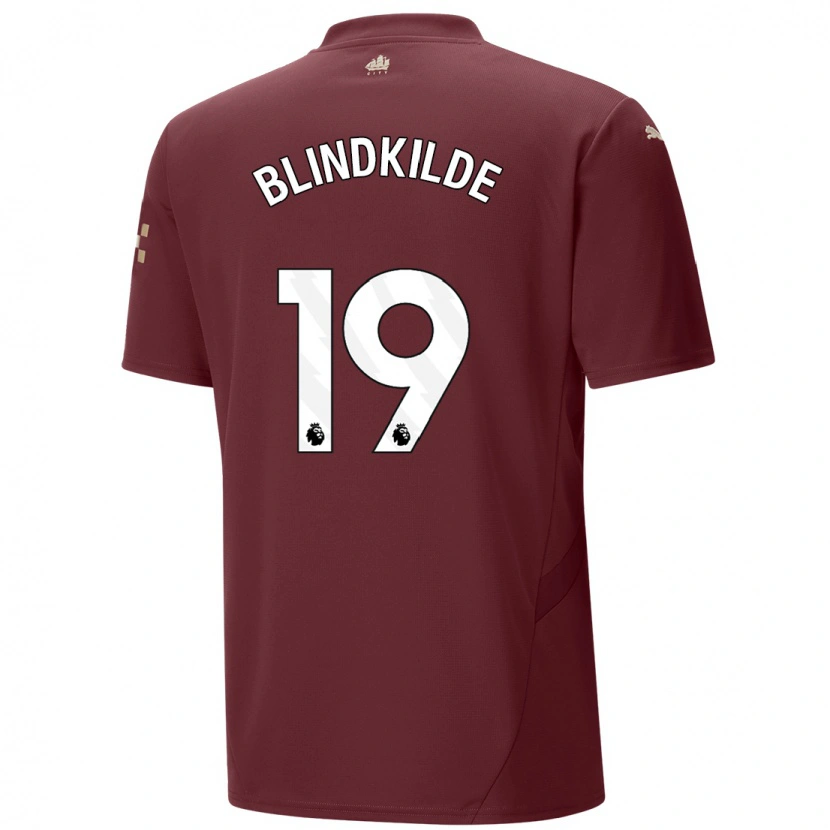Danxen Kinderen Laura Blindkilde Brown #19 Kastanjebruin Thuisshirt Derde Tenue 2024/25 T-Shirt