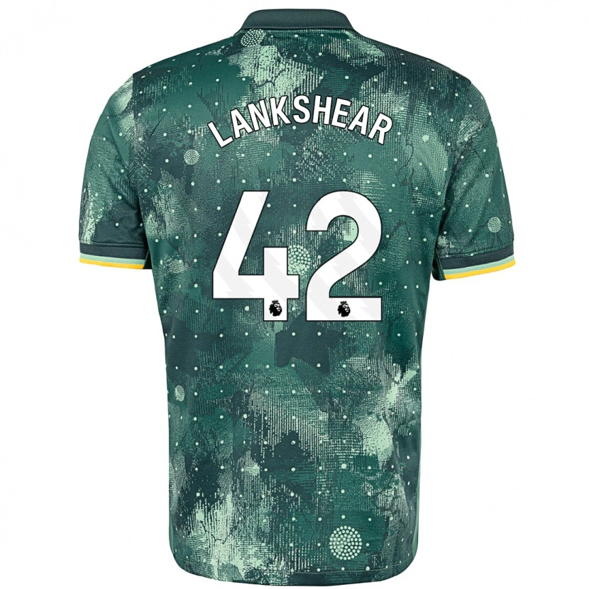 Danxen Kinderen Will Lankshear #42 Muntgroen Thuisshirt Derde Tenue 2024/25 T-Shirt